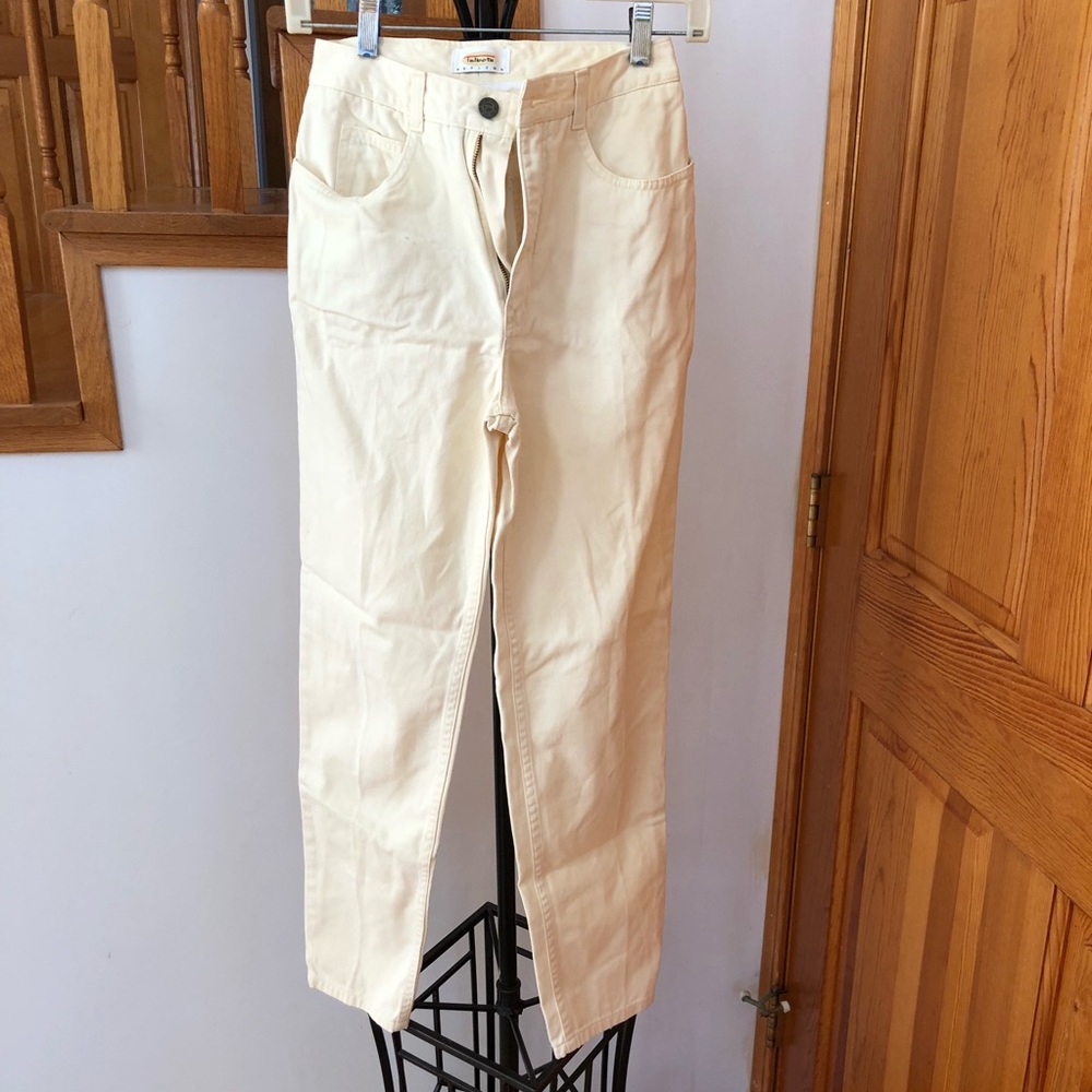 Talbots cream jeans